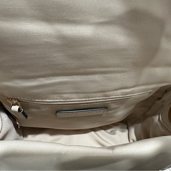 Marc Jacobs Cream Baby Bag with Gold Chain
